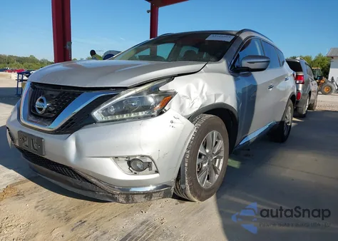 2018 Nissan Murano Sv из США, поврежденный, VIN 5N1AZ2MH1JN167943